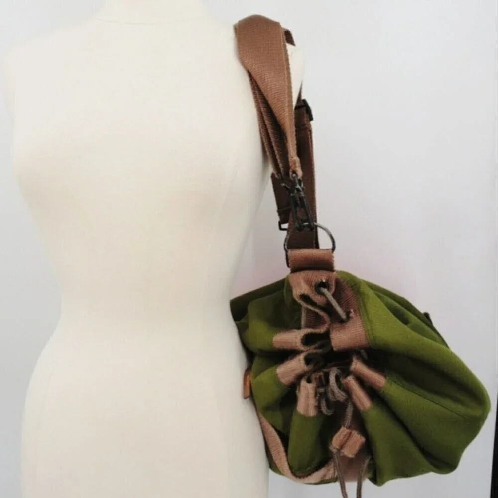 Parcel Unisex Mens Womens Large Hunter Green Convertible Duffel Backpack